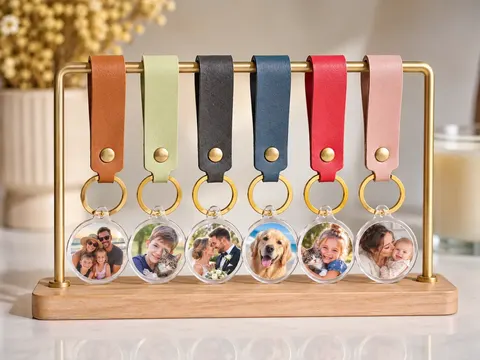 Custom Photo Keyring (Double Sided)